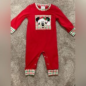 Mickey Mouse Christmas Romper